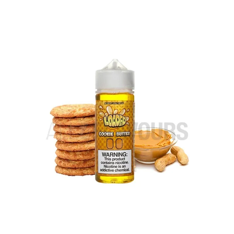 líquido vaper sin nicotina 100 ml cookie butter sabor a galleta azúcar loaded líquido vaper sin nicotina 100 ml cookie butter sabor a galleta azúcar loaded