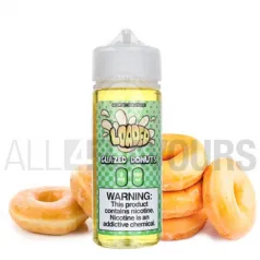 líquido vaper sin nicotina 100 ml glazed donut sabor a donut azúcar loaded