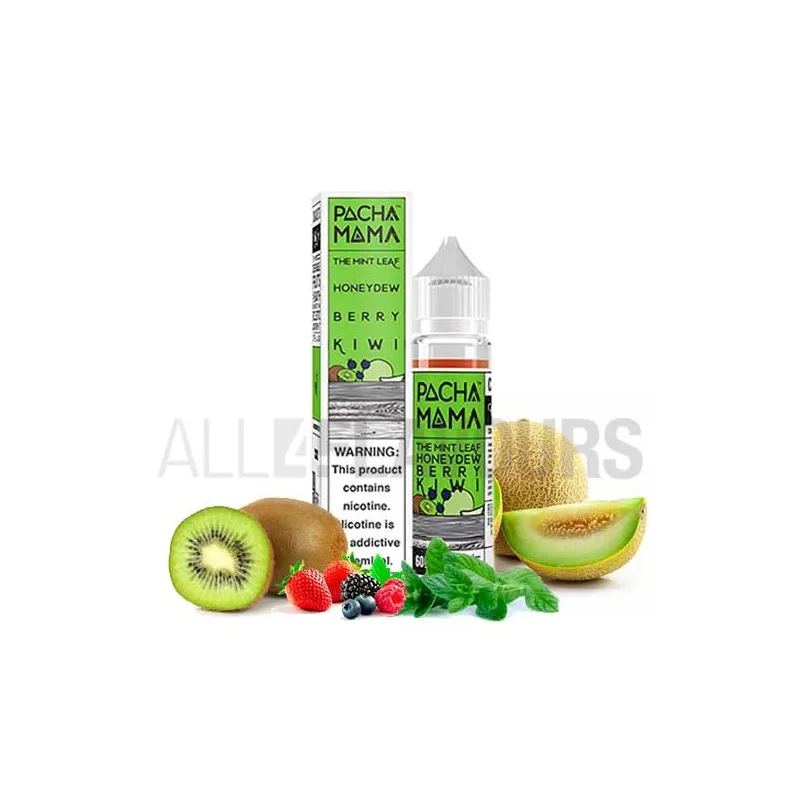 líquido vapeo sin nicotina Mint Honewdew Berry Kiwi 50 ml Pachamama líquido vapeo sin nicotina Mint Honewdew Berry Kiwi 50 ml Pachamama