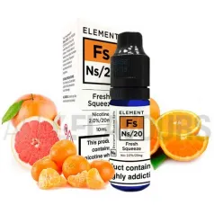 Líquido sales de nicotina Fresh Squeeze 10 ML 20 MG Element Nic Salts sabor a cítricos