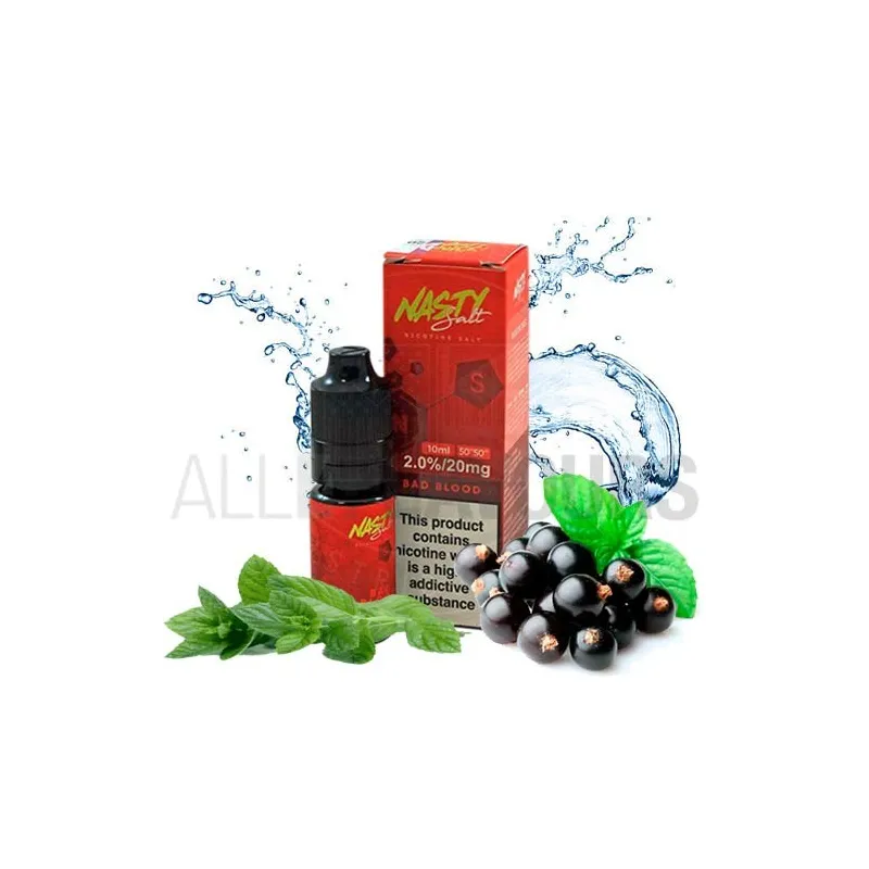 líquido sales de nicotina Bad Blood 10 ml 20 mg Nasty Juice sabor frutal líquido sales de nicotina Bad Blood 10 ml 20 mg Nasty Juice sabor frutal
