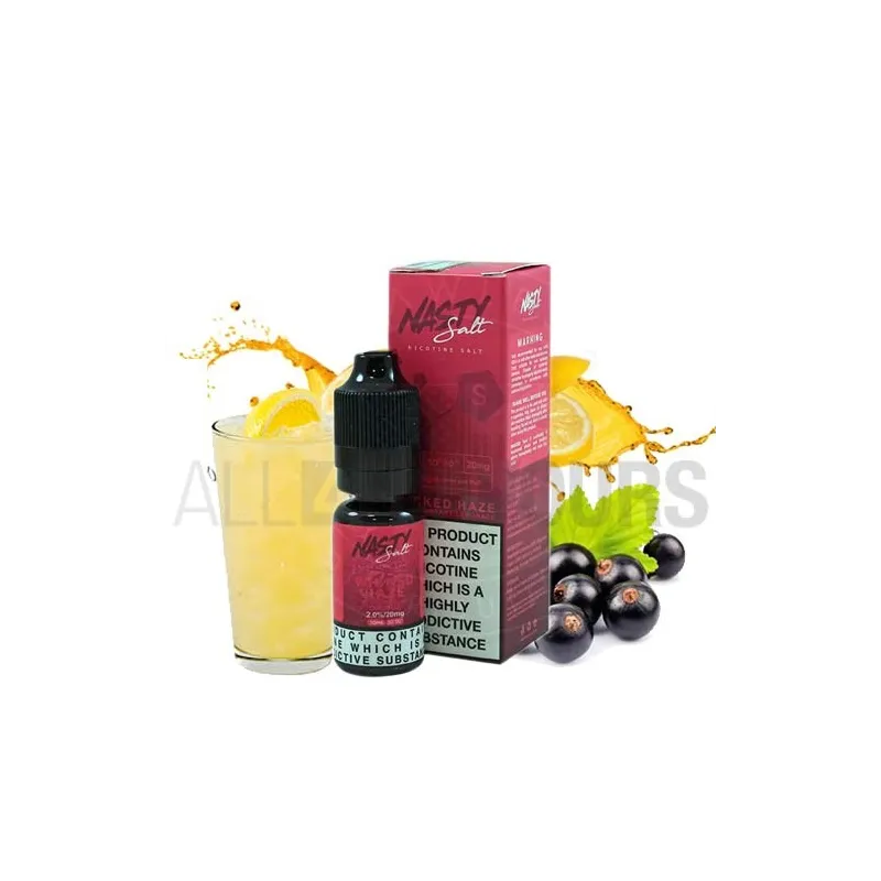 Líquido sales nicotina wicked haze nasty juice frutal diferentes concentraciones Líquido sales nicotina wicked haze nasty juice frutal diferentes concentraciones