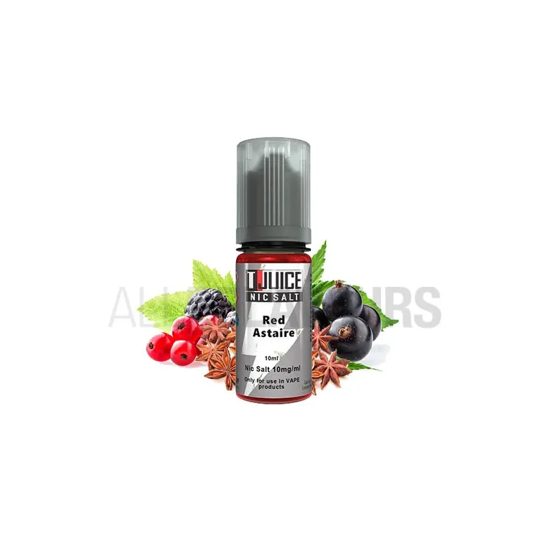 líquido sales de nicotina sabor frutal Red Astaire 10 ml 10 20 mg T-juice líquido sales de nicotina sabor frutal Red Astaire 10 ml 10 20 mg T-juice