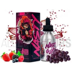 líquido vaper sin nicotina 50 ml asap grape sabor frutal uva nasty juice