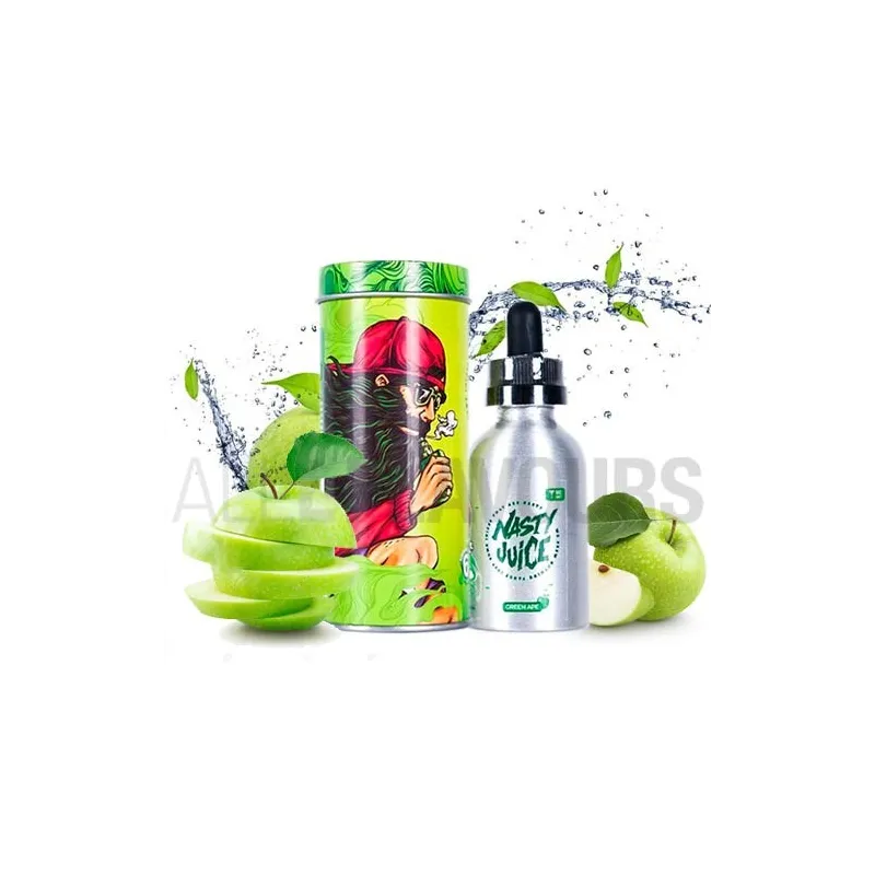 líquido vaper sin nicotina 50 ml green ape sabor frutal manzana nasty juice líquido vaper sin nicotina 50 ml green ape sabor frutal manzana nasty juice