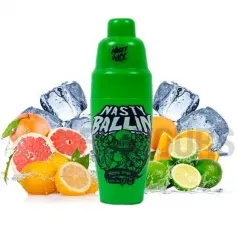 líquido vaper sin nicotina 50 ml hippie trail sabor frutal cítrico nasty juice