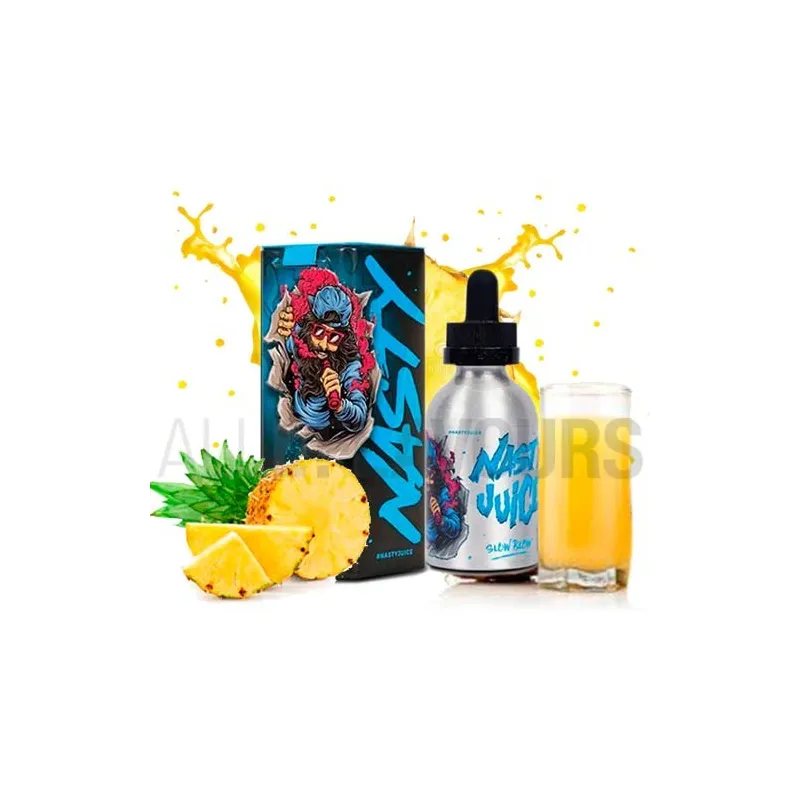 líquido vaper sin nicotina 50 ml slow blow sabor frutal piña nasty juice líquido vaper sin nicotina 50 ml slow blow sabor frutal piña nasty juice