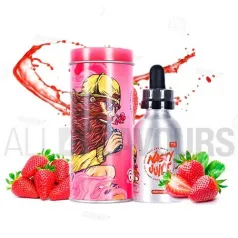 líquido vaper sin nicotina 50 ml trap queen  sabor frutal a fresa nasty juice