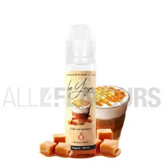 Líquido vaper sin nicotina café caramelo bombo sabor dulce de café
