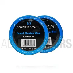 Hilo Resistivo Fused Clapton Kanthal A1 24 ga x 2 Vandy Vape