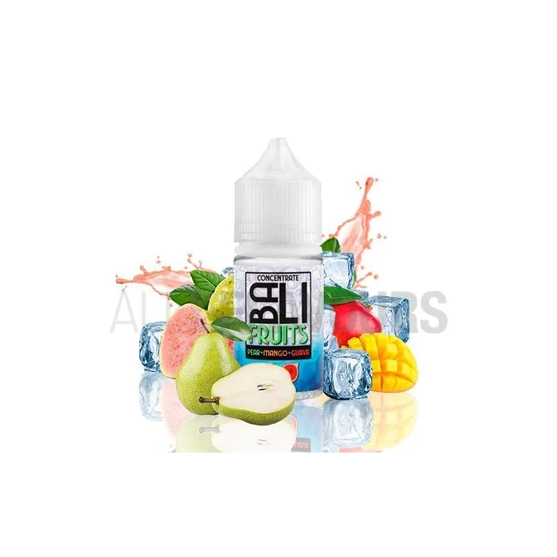 Aroma vapeo 30 ml sabor pera, mango y guava bali fruits de la marca americana Kings Crest Aroma vapeo 30 ml sabor pera, mango y guava bali fruits de la marca americana Kings Crest