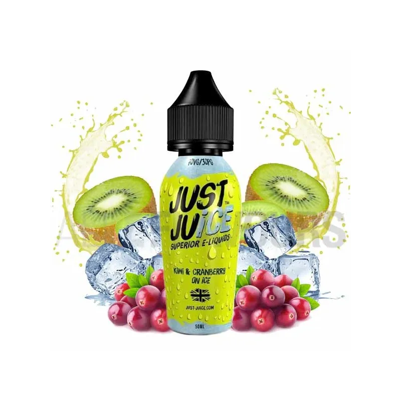Líquido vaper 50 ml kiwi cramberry ice just juice sin noctina Líquido vaper 50 ml kiwi cramberry ice just juice sin noctina