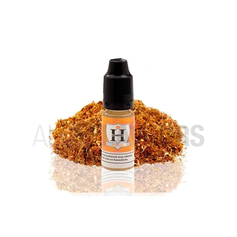 Líquido vapeo sales nicotina Peñas 10 ml 12/20 MG Herrera E-Liquid con sabor a tabaco Líquido vapeo sales nicotina Peñas 10 ml 12/20 MG Herrera E-Liquid con sabor a tabaco