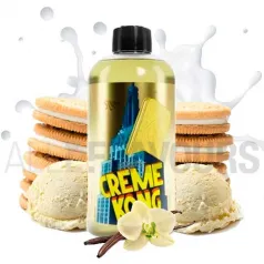 líquido vaper 200 ml creme kong sin nicotina sabor galleta vainilla