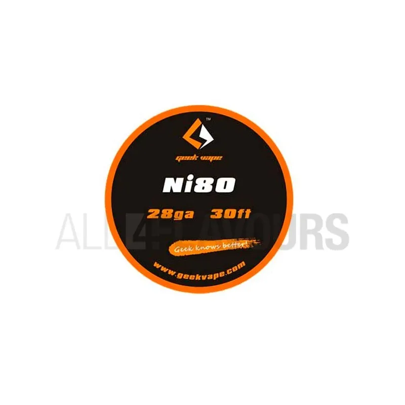 Hilo Resistivo Ni80 28Ga GeekVape