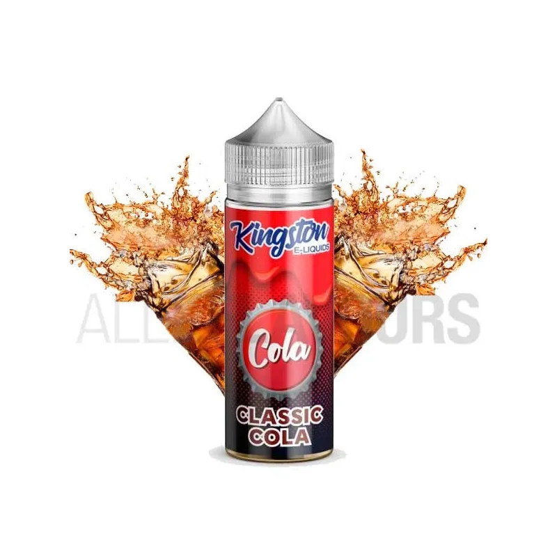 Líquido vapeo sin nicotina Classic Cola 100 ml Kingston Eliquid con sabor a refresco de cola Líquido vapeo sin nicotina Classic Cola 100 ml Kingston Eliquid con sabor a refresco de cola