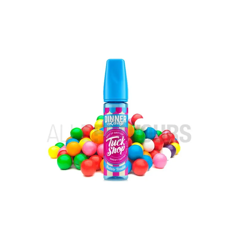 líquido vapeo sin nicotina Bubble Trouble 50 ml Dinner Lady sabor a chicle líquido vapeo sin nicotina Bubble Trouble 50 ml Dinner Lady sabor a chicle
