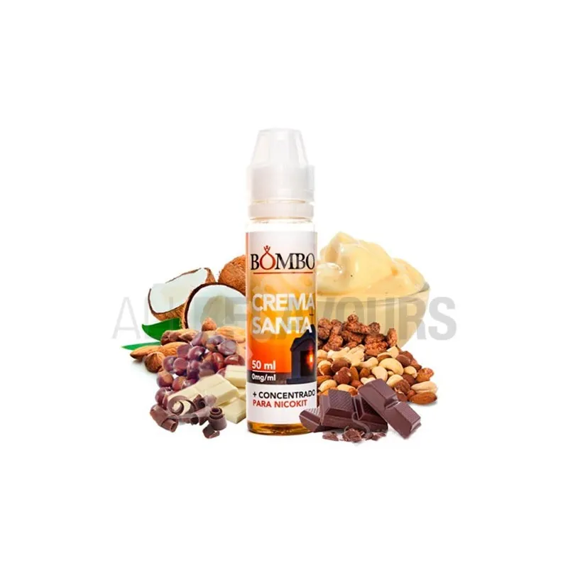 Líquido vaper sin nicotina café crema santa bombo sabor crema frutos secos Líquido vaper sin nicotina café crema santa bombo sabor crema frutos secos