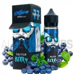 líquido vapeo sin nicotina British Berry 50 ml Ossem sabor a arándanos