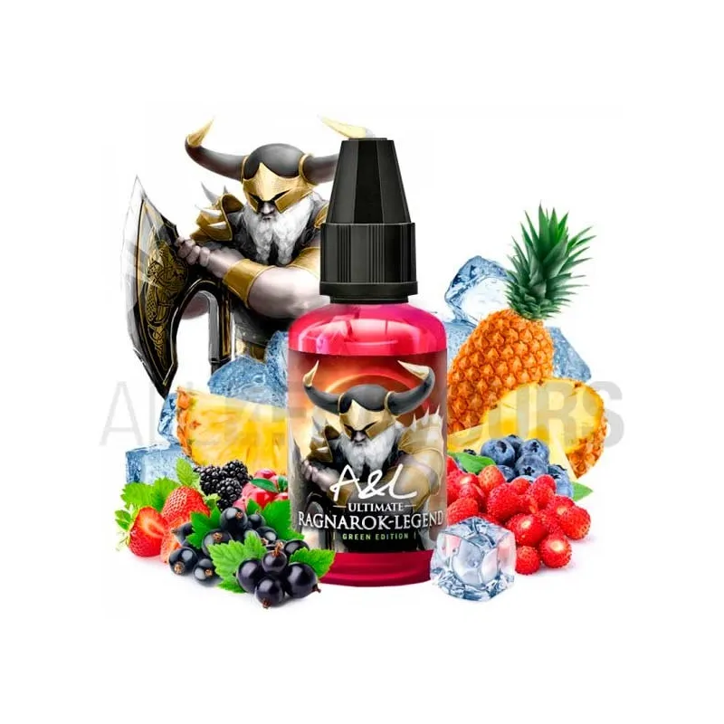 aroma vapeo sin nicotina ragnarok legend 30 ml marca A&L sabor frutal fresco aroma vapeo sin nicotina ragnarok legend 30 ml marca A&L sabor frutal fresco