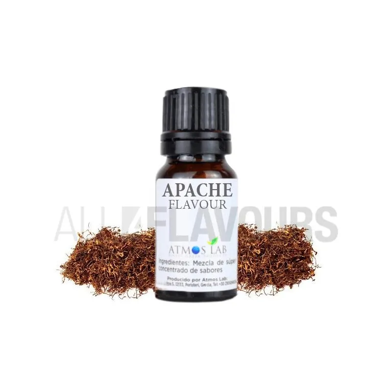 aroma alquimia vapeo Apache 10 ml Atmos Lab con sabor a tabaco aroma alquimia vapeo Apache 10 ml Atmos Lab con sabor a tabaco