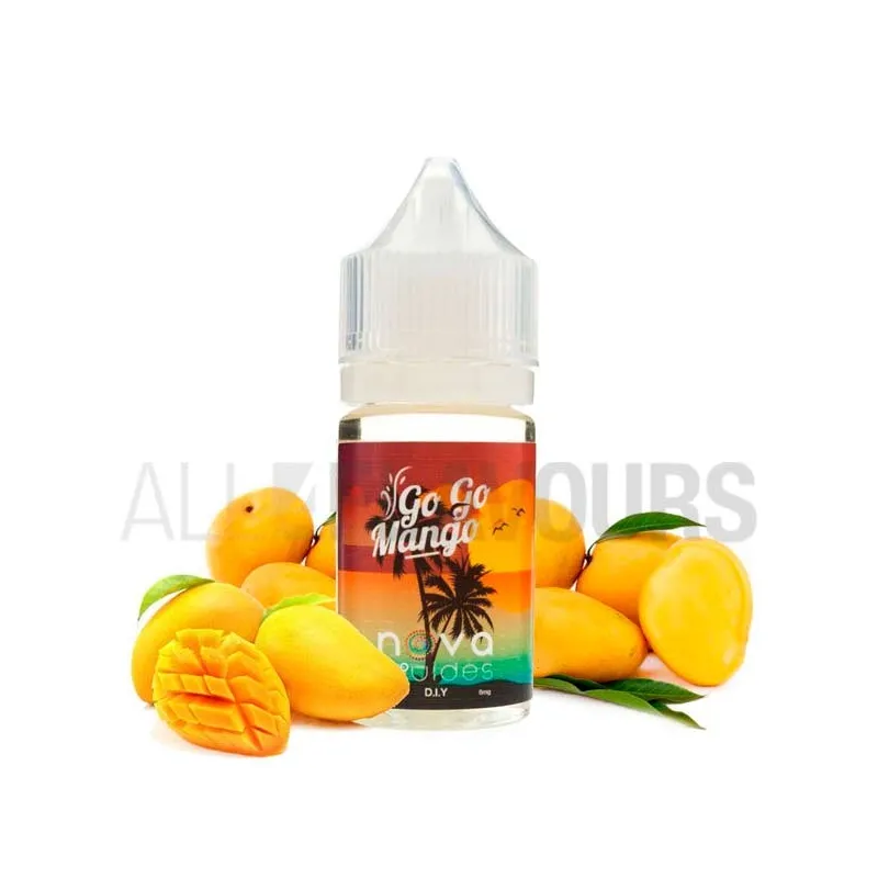 Aroma vapeo GoGo Mango 30 ml Nova con sabor a mango recién exprimido Aroma vapeo GoGo Mango 30 ml Nova con sabor a mango recién exprimido