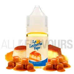 aroma de vapeo sin nicotina para fabricar tus E-Liquid con sabor a flan de carmelo Flan de Caramel 30 ml La Lecheria Vape