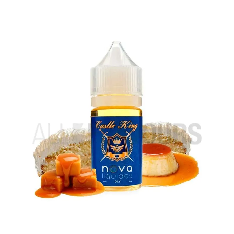 aroma vapeo sin nicotina sabor flan dulce Castle King 30 ml Nova aroma vapeo sin nicotina sabor flan dulce Castle King 30 ml Nova
