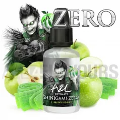 aroma vapeo sin nicotina shinigami zero sweet 30 ml marca A&L sabor frutal sin frescor