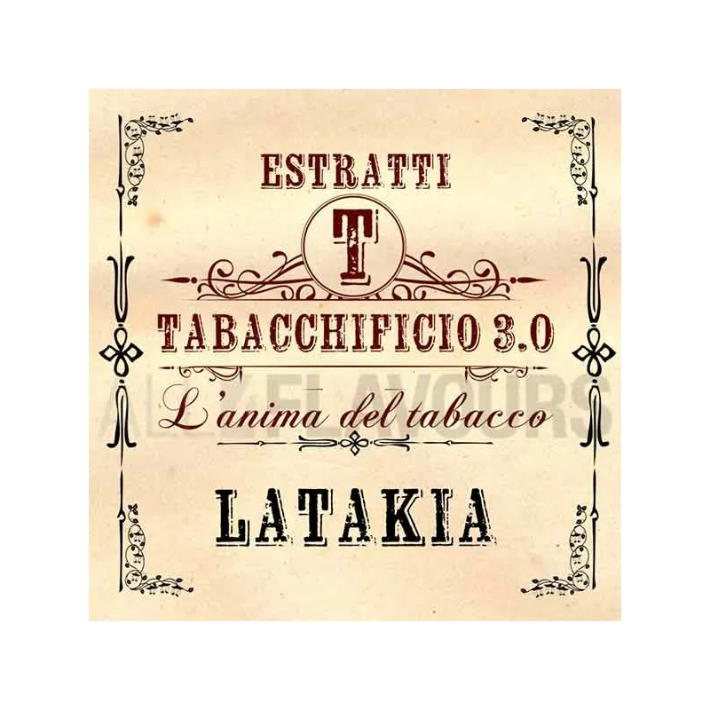 Extracto orgánico tabaco sin nicotina Latakia Tabacchi In Purezza 20 ml Tabacchificio 3.0 Extracto orgánico tabaco sin nicotina Latakia Tabacchi In Purezza 20 ml Tabacchificio 3.0