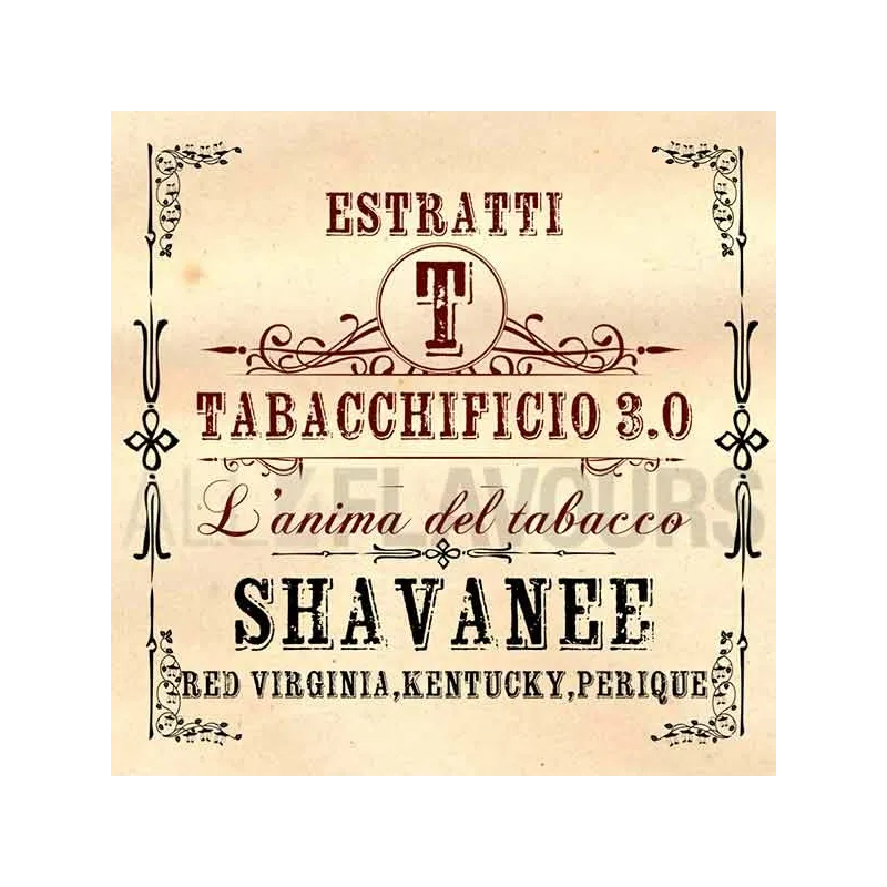 Extracto orgánico tabaco sin nicotina Shavanee Blend 20 ml Tabacchificio 3.0 Extracto orgánico tabaco sin nicotina Shavanee Blend 20 ml Tabacchificio 3.0