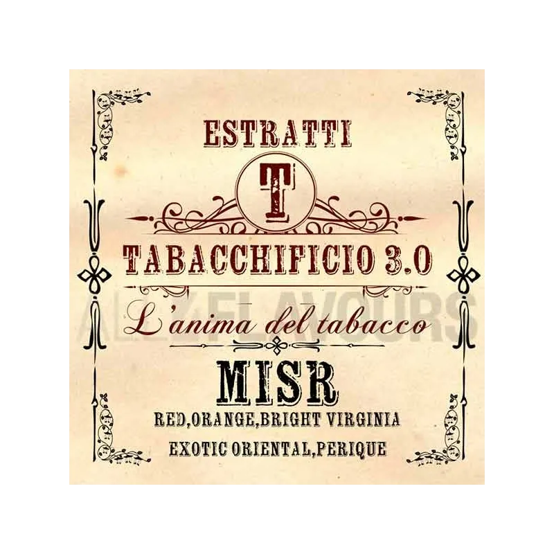 Extracto orgánico tabaco sin nicotina MISR Blend 20 ml Tabacchificio 3.0 Extracto orgánico tabaco sin nicotina MISR Blend 20 ml Tabacchificio 3.0