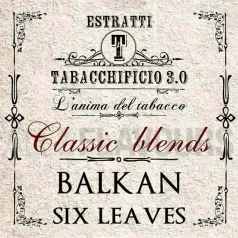 Extracto orgánico tabaco sin nicotina Balkan Six Leaves Classic Blend 20 ml Tabacchificio 3.0
