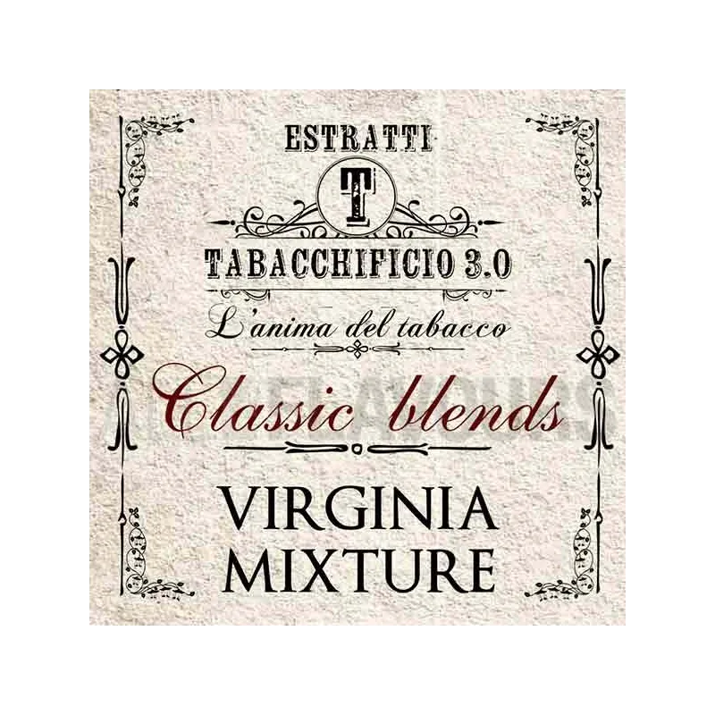 Extracto orgánico tabaco sin nicotina Virginia Mixture Classic Blend 20 ml Tabacchificio 3.0 Extracto orgánico tabaco sin nicotina Virginia Mixture Classic Blend 20 ml Tabacchificio 3.0