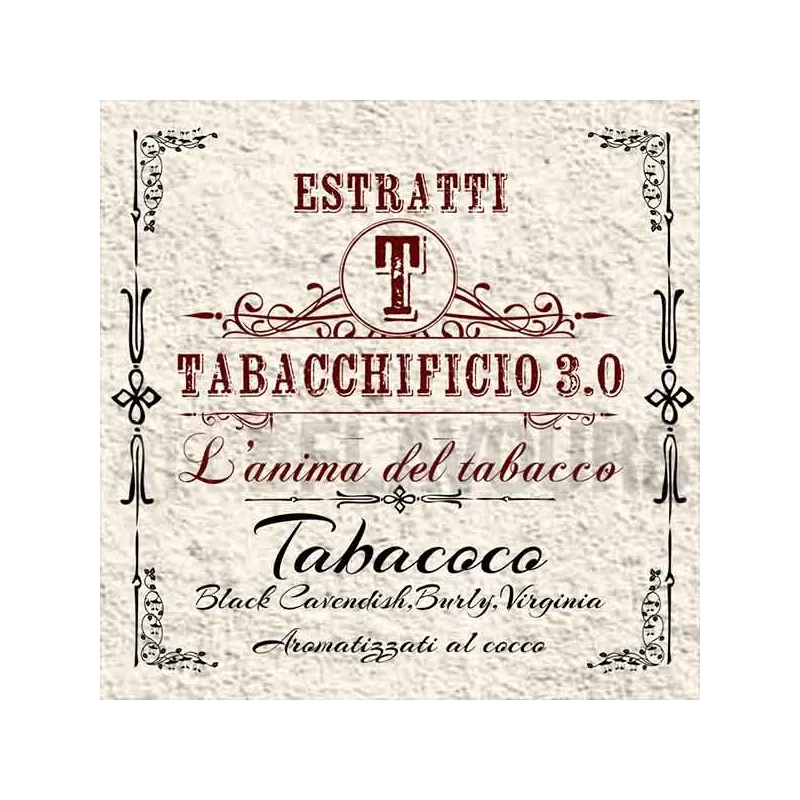 Extracto orgánico tabaco sin nicotina Tabacoco Aromatizzati 20 ml Tabacchificio 3.0 Extracto orgánico tabaco sin nicotina Tabacoco Aromatizzati 20 ml Tabacchificio 3.0