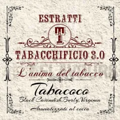 Extracto orgánico tabaco sin nicotina Tabacoco Aromatizzati 20 ml Tabacchificio 3.0