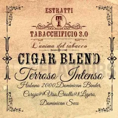 Extracto orgánico tabaco sin nicotina Terrosa Intenso Cigar Blend 20 ml Tabacchificio 3.0