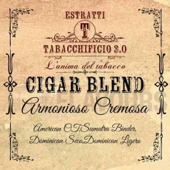 Extracto orgánico tabaco sin nicotina Armoniosa Cremosa Cigar Blend 20 ml Tabacchificio 3.0