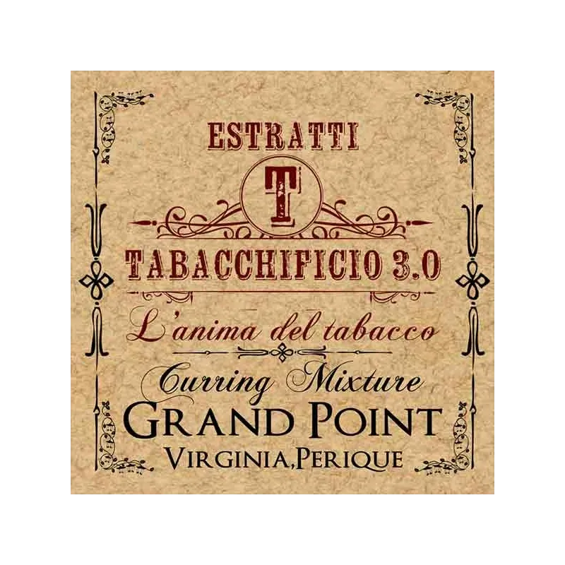 Extracto orgánico tabaco sin nicotina Grand Point Special Blend 20 ml Tabacchificio 3.0 Extracto orgánico tabaco sin nicotina Grand Point Special Blend 20 ml Tabacchificio 3.0
