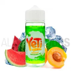 líquido vapeo sin nicotina sabor frutal fresco Apricot Watermelon 100 ml Yeti Ice