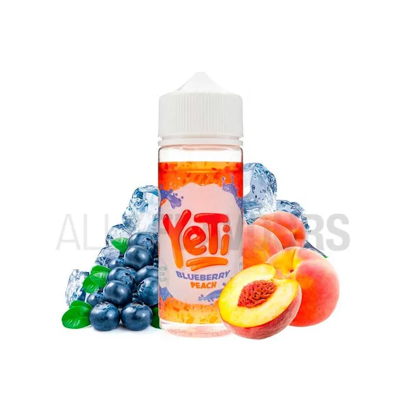líquido vaper sin nicotina Blueberry Peach 100 ml Yeti ice sabor frutal fresco líquido vaper sin nicotina Blueberry Peach 100 ml Yeti ice sabor frutal fresco