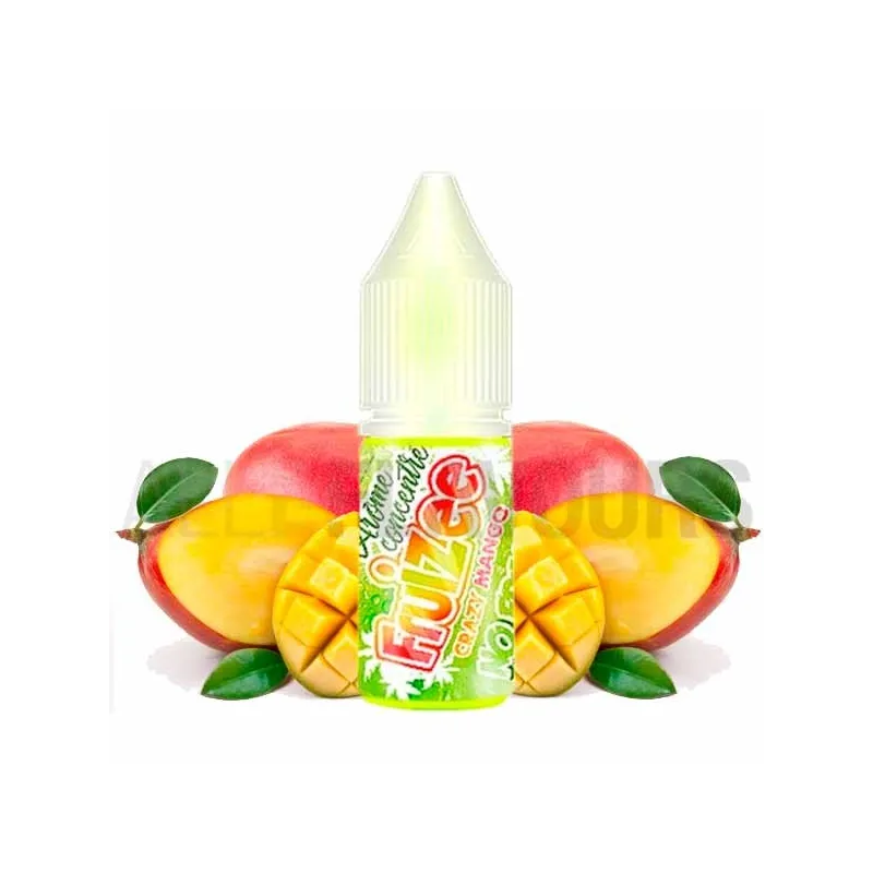 aroma vapeo sin nicotina Crazy Mango No Fresh 10 ml Fruizee con sabor a mango sin efecto frío aroma vapeo sin nicotina Crazy Mango No Fresh 10 ml Fruizee con sabor a mango sin efecto frío