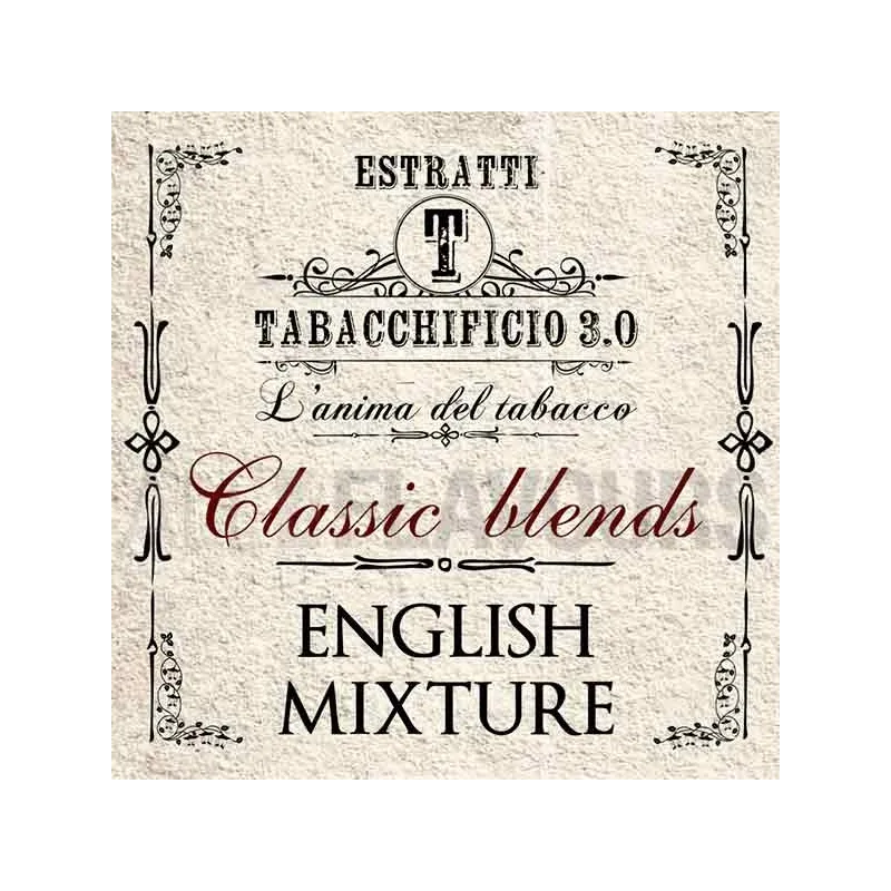 Extracto orgánico tabaco sin nicotina English Mixture Classic Blends 20 ml Tabacchificio 3.0 Extracto orgánico tabaco sin nicotina English Mixture Classic Blends 20 ml Tabacchificio 3.0