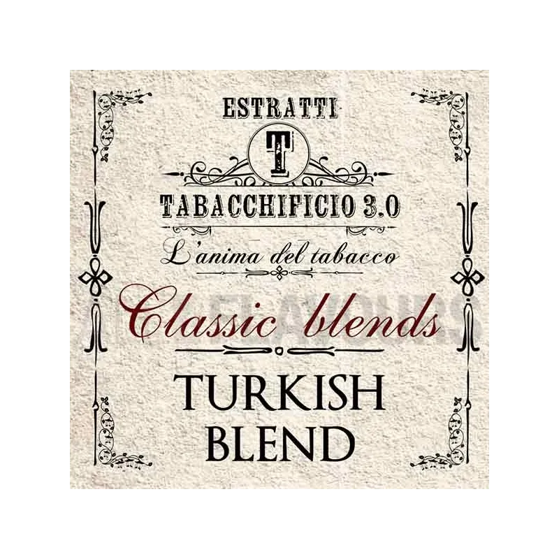 Extracto orgánico tabaco sin nicotina Turkish Blend Classic Blends 20 ml Tabacchificio 3.0 Extracto orgánico tabaco sin nicotina Turkish Blend Classic Blends 20 ml Tabacchificio 3.0