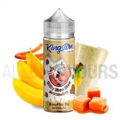 Líquido vapeo sin nicotina Banoffee Pie Milkshake 100 ml Kingston Eliquid sabor a batido de plátano