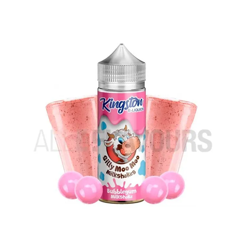 Líquido vapeo sin nicotina sabor a batido Bubblegum Milkshake 100 ml Kingston Eliquid Líquido vapeo sin nicotina sabor a batido Bubblegum Milkshake 100 ml Kingston Eliquid