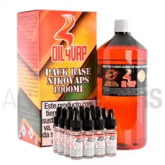 base con nicotina oil4vap en formato 1 litro para hacer alquimia vapeo