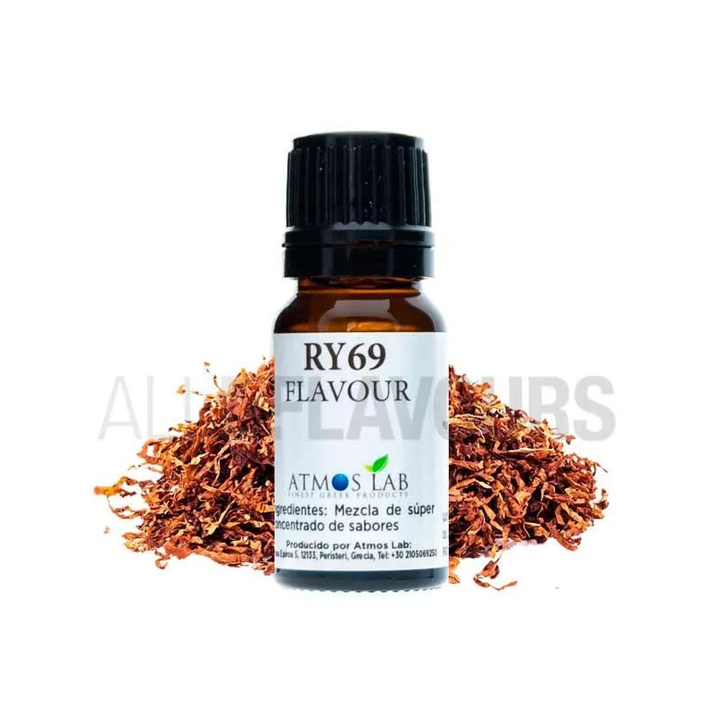 aroma vapeo ry69 10 ml Atmos Lab con sabor a tabaco aroma vapeo ry69 10 ml Atmos Lab con sabor a tabaco