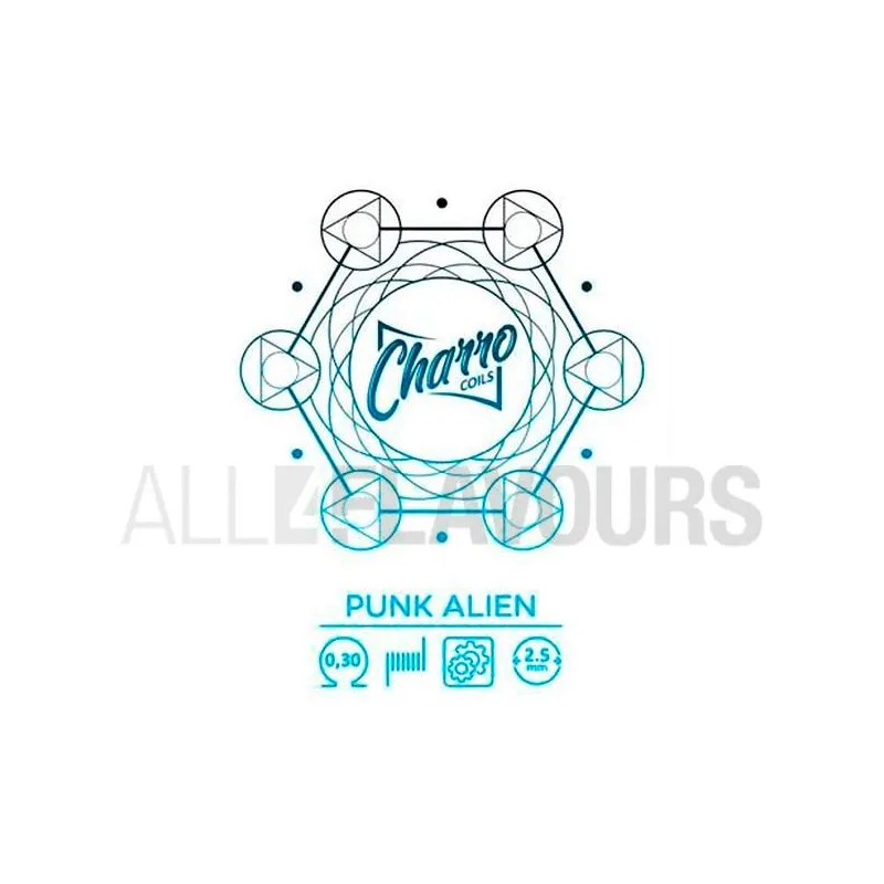 Single Alien Punk 0.30 Ohm Charro Coils