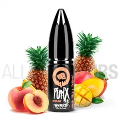 líquido sales nicotina Mango Peach & Pineapple 10 ml 10/20 mg Riot Squad